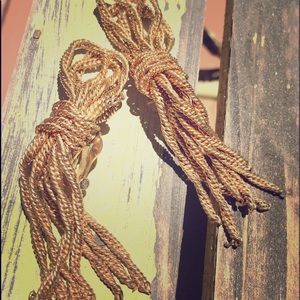Napier Gold Chains Earrings (VTG)
